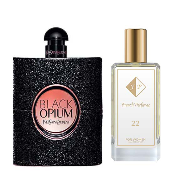 Francuskie Perfumy 22 | Yves Saint Laurent - Black Opium inspirowane perfumy